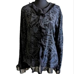 Gorgeous Silk Lawrence Kazar Tunic